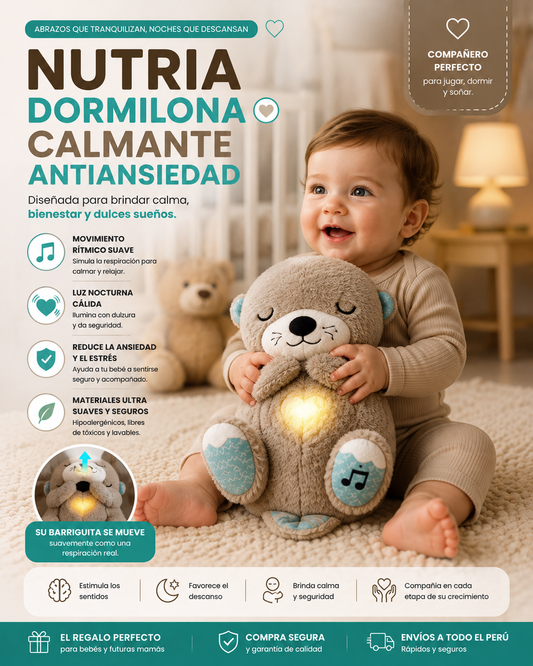 NUTRIA DORMILONA -RELAJANTE-ANTIANSIEDAD